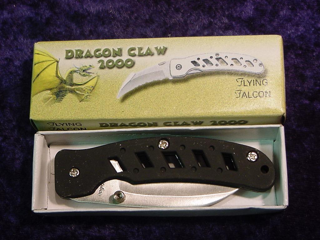 Flying Falcon Dragon Claw Knife. 3ö Tactical.