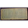 Image 2 : Feb. 1864 $5. Confederate States of America Note. F.