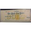 Image 1 : 1870 Bank of New York Check.