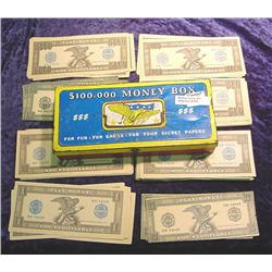 $100,000 Money Box. Tin. With play