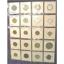 (20) Different Foreign Coins in page