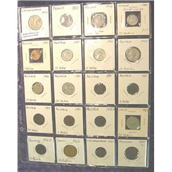(20) Different Foreign Coins in page