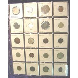 (20) Different Foreign Coins in page