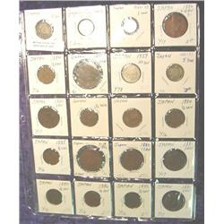 (20) Different Japanese Coins in page