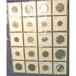 (20) Different Japanese Coins in page