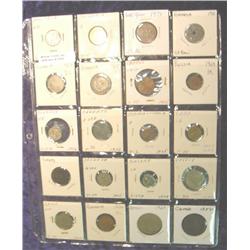 (20) Different Foreign Coins in page