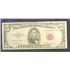 Image 1 : Series 1953 $5 U.S. Note Red Seal