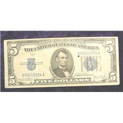 Series 1934D $5 Silver Certificate.