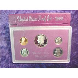 1985 S U.S. Proof Set. Original as 