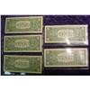 Image 2 : (2) Series 1957 & (3) 57A $1 Silver Certificates