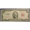 Image 1 : Series 1953B $2 U.S. Note ""Red Seal"" EF