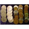 Image 2 : (42) Old Foreign Coins & Tokens. Includes
