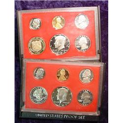 1981S & 82s Proof Sets. No Boxes.