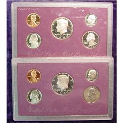 1989S & 90S Proof Set. No Boxes.