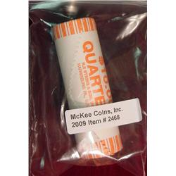 2009P District of Columbia Quarter Roll. BU.