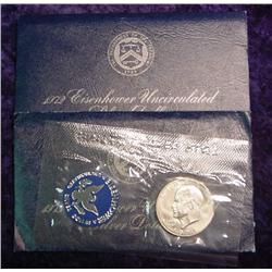 1972S & 73S Silver Eisenhower Dollars. BU in Envelope