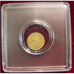 1853 1/2-Dollar California Token.