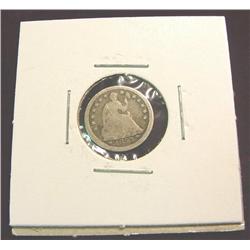 1853 Arrows Liberty Seated Half Dime. G.