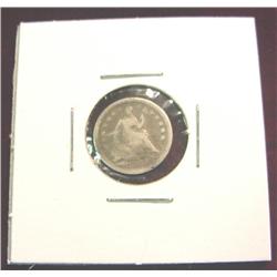 1855O Arrows Liberty Seated Half Dime. G.