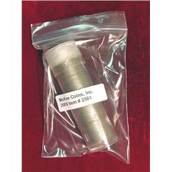 Roll (40) Liberty Nickels 1897-1912. Circulated.