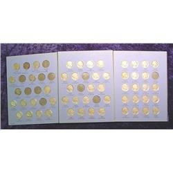 Partial Set (53) Different Buffalo Nickels 1913-38.