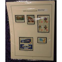 1975-76 (49) Mint US Stamps, Singles & Blocks. 