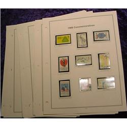 1966-71(79)  Mint US Stamps, Singles & Blocks.