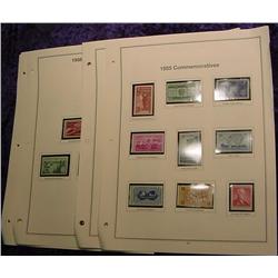 1955-59 (57) Mint US Stamps, Singles.