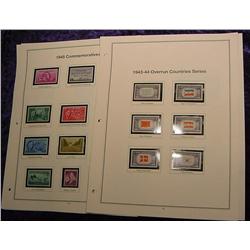 1943-48 (53) Mint US Stamp, Singles.