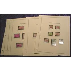 1933-37 (21) Mint US Stamps, Perfed & Imperfed Singles.