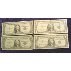 Series 1935G" 57 " 57A & 57B $1. Silver Certificates.