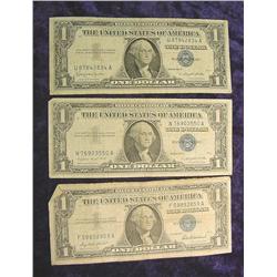 Series 1957, 57A & 57B $1. Silver Certificates.