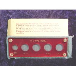 Red Capital Holder for Type Nickels.