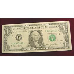 Series 2003 $1-Dollar FRN. Star. AU.