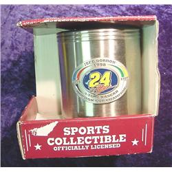 Jeff Gordon Pewter Hand Crafted can Holder.
