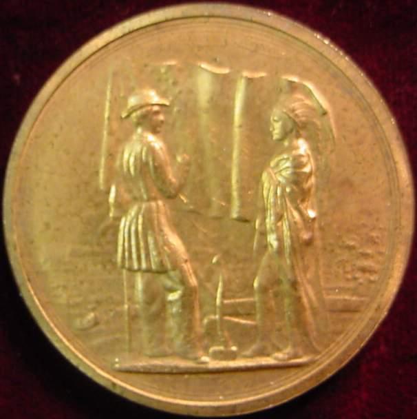 1857 US Mint James Buchanan Peace Medal