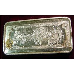 1776 Declaration of Independence Silver Bar
