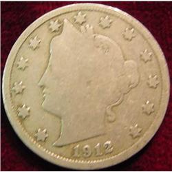 1912 Denver Liberty Nickel. G-4.