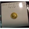 Image 1 : 1853 California Gold + Token. Gem BU.