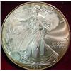 Image 1 : 1996 American Eagle .999 Fine Silver Dollar.