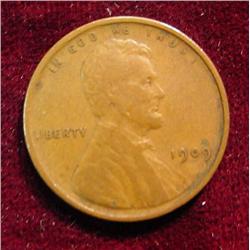 1909 P Lincoln Cent. VF 20.
