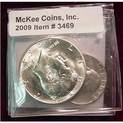 1962P Washington Quarter BU & (2) 1964D Kennedy