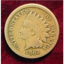 1863 Indian Head Cent. G-4.