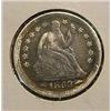 Image 1 : 1853 Arrows Seated Liberty Dime. G-VG