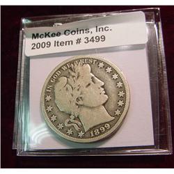 1899 O & 1912 S Barber Half Dollars. G-VG