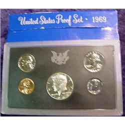 1969 S U.S. Proof Set. Original as issued.