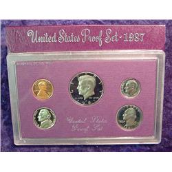 1987 S U.S. Proof Set. Original as issued.