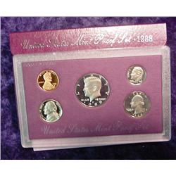1988 S U.S. Proof Set. Original as issued.