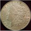 Image 1 : 1899 P Morgan Silver Dollar. AU-Unc.