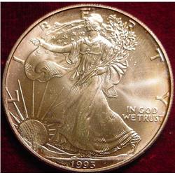1993 American Eagle 1 oz. Fine Silver Dollar.